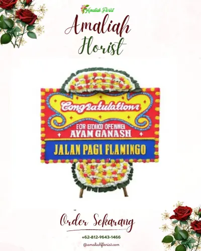 Bunga Papan Congratulation di Songgom Lor